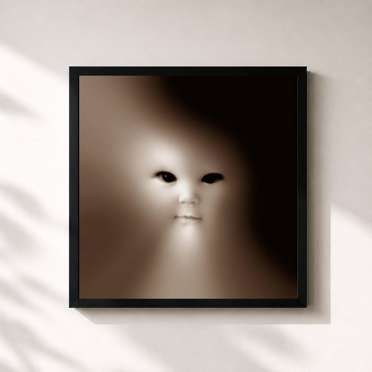 #noir Tableau carré de l'album Von de Sigur Rós, cadre noir 32x32 cm