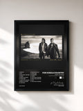 #noir Tableau de l'album Burn The Ships (Deluxe Edition: Remixes & Collaborations) de for King & Country, cadre noir, imprimé et encadré en France