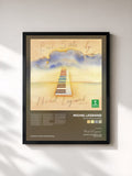 #noir Satie: Piano Works by Michel Legrand as a framed art print, black frame, printed and framed in France