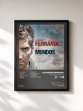 #noir Tableau de l'album Dos Mundos Tradición de Alejandro Fernández, cadre noir, imprimé et encadré en France