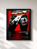 #noir Tableau de l'album Death By Sexy de Eagles of Death Metal, cadre noir, imprimé et encadré en France