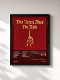 #noir Tableau de l'album This Unruly Mess I've Made de Macklemore & Ryan Lewis, cadre noir, imprimé et encadré en France