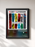 #noir Tableau de l'album Lunch, Recess & Detention de Marcy Playground, cadre noir, imprimé et encadré en France