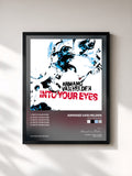 #noir Tableau de l'album Into Your Eyes de Armand van Helden, cadre noir, imprimé et encadré en France