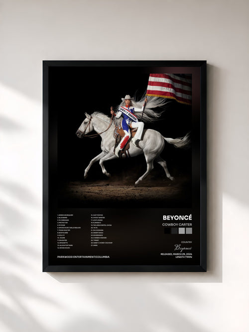 Beyoncé · COWBOY CARTER — Gerahmter Kunstdruck