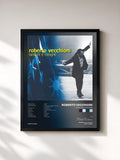 #noir Tableau de l'album Canzoni E Cicogne de Roberto Vecchioni, cadre noir, imprimé et encadré en France