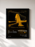 #noir Tableau de l'album Mixed In Amber de Hercules & Love Affair, cadre noir, imprimé et encadré en France