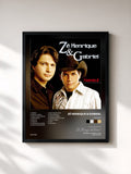 #noir Tableau de l'album Tremelê de Zé Henrique & Gabriel, cadre noir, imprimé et encadré en France