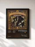 #noir Tableau de l'album Last Time Around de Buffalo Springfield, cadre noir, imprimé et encadré en France