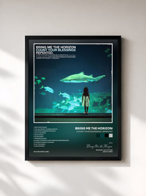 Bring Me the Horizon · Count Your Blessings | Repented — Affiche encadrée