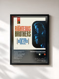 #noir Some Blue-Eyed Soul von The Righteous Brothers als gerahmter Kunstdruck, schwarzer Rahmen, gedruckt und gerahmt in Frankreich