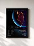 #noir First Man (Original Motion Picture Soundtrack) di Justin Hurwitz in stampa incorniciata, cornice nera, stampata e incorniciata in Francia