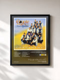 #noir Tableau de l'album Concedeme de El Coyote Y Su Banda Tierra Santa, cadre noir, imprimé et encadré en France