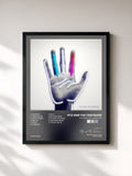 #noir Tableau de l'album Fitz and The Tantrums de Fitz and The Tantrums, cadre noir, imprimé et encadré en France