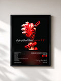 #noir Tableau de l'album Heart On de Eagles of Death Metal, cadre noir, imprimé et encadré en France