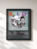 #noir Tableau de l'album Bailão do Leandro e Leonardo de Leandro & Leonardo , cadre noir, imprimé et encadré en France