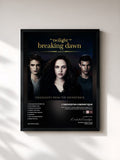 #noir Tableau de l'album The Twilight Saga: Breaking Dawn, Pt 2 - Highlights from the Soundtrack de L'orchestra Cinematique, cadre noir, imprimé et encadré en France