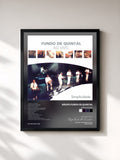 #noir Tableau de l'album Simplicidade de Grupo Fundo De Quintal, cadre noir, imprimé et encadré en France