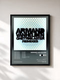 #noir Tableau de l'album Ghettoblaster Remixes de Armand van Helden, cadre noir, imprimé et encadré en France