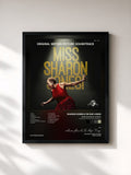 #noir Miss Sharon Jones! (Original Motion Picture Soundtrack) von Sharon Jones & The Dap-Kings als gerahmter Kunstdruck, schwarzer Rahmen, gedruckt und gerahmt in Frankreich