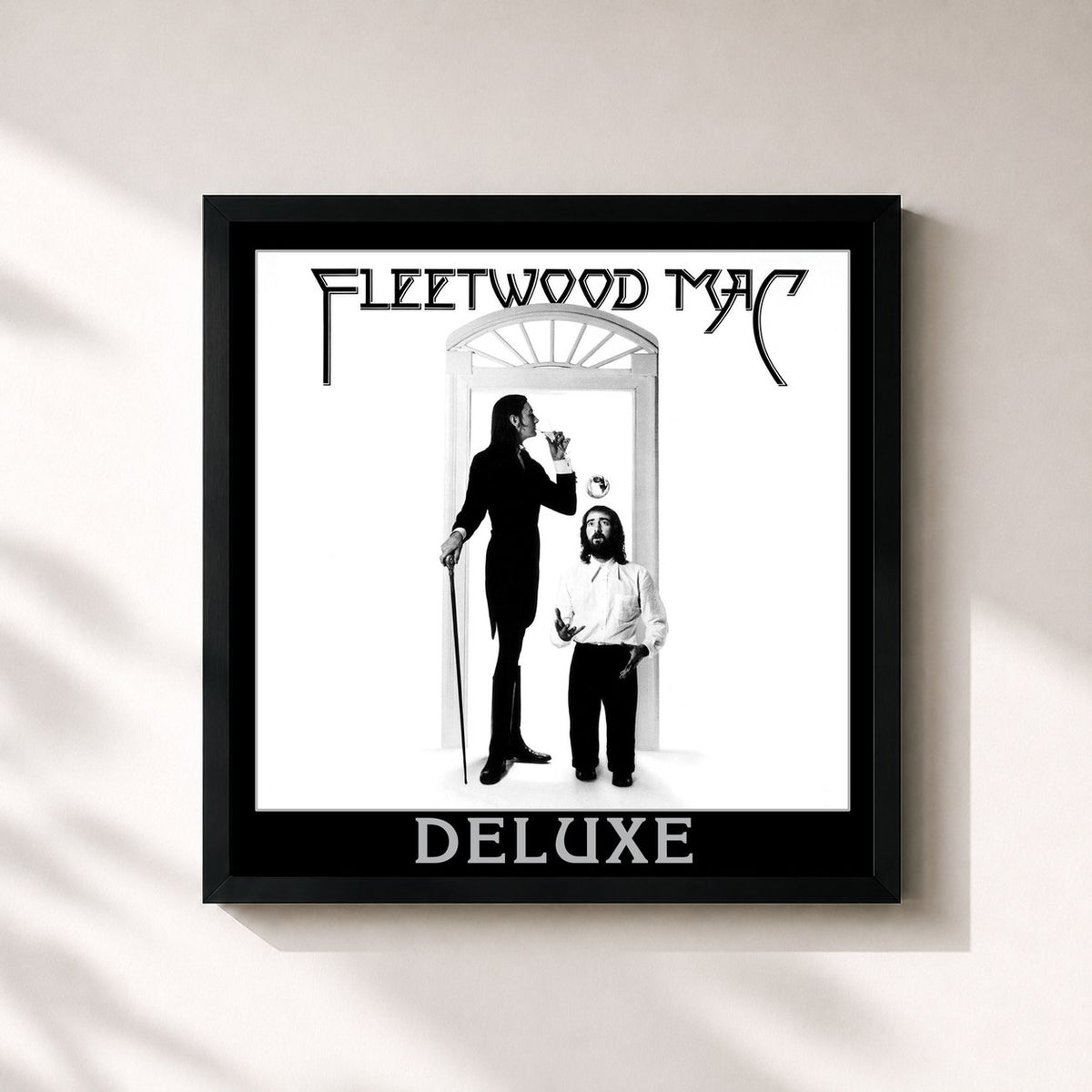 #noir Fleetwood Mac (Deluxe Edition) von Fleetwood Mac als quadratischer Kunstdruck, schwarzer Rahmen 32x32 cm