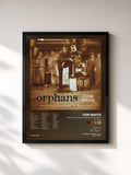 #noir Orphans: Brawlers, Bawlers & Bastards (Remastered) by Tom Waits as a framed art print, black frame, printed and framed in France