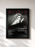 #noir Tableau de l'album Soul Kiss (Remastered 2023) de Olivia Newton-John, cadre noir, imprimé et encadré en France