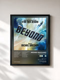 #noir Tableau de l'album Star Trek Beyond (Music From The Motion Picture) de Michael Giacchino, cadre noir, imprimé et encadré en France