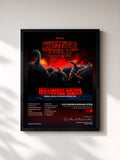 #noir Tableau de l'album Stranger Things: Halloween Sounds from the Upside Down (a Netflix Original Series Soundtrack) de Kyle Dixon & Michael Stein, cadre noir, imprimé et encadré en France