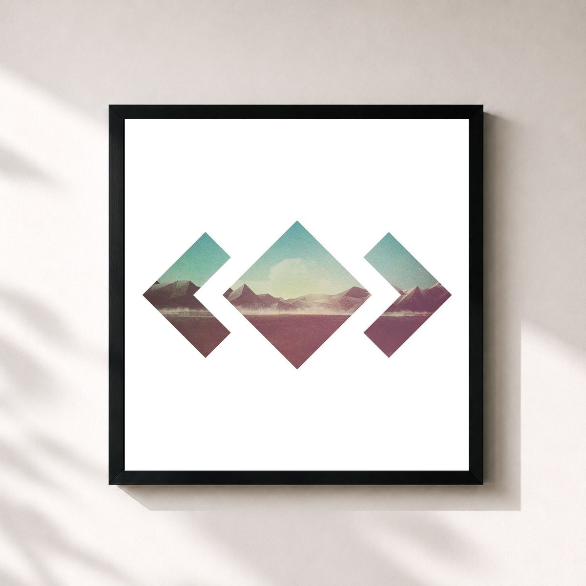 #noir Tableau carré de l'album Adventure (Deluxe) de Madeon, cadre noir 32x32 cm