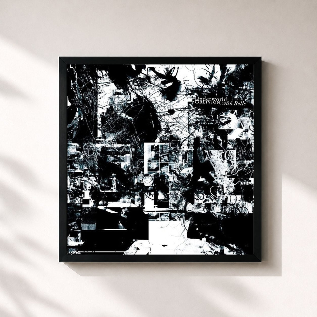 #noir Oblivion With Bells by Underworld as a square framed art print, black 32x32 cm frame