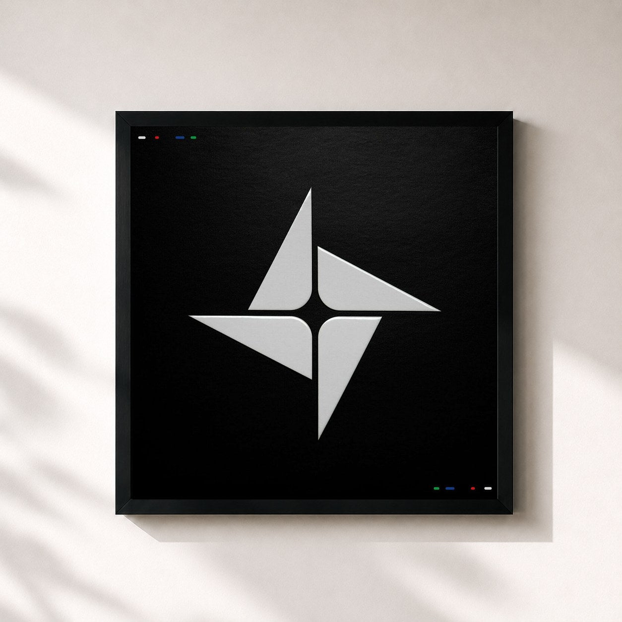 #noir Tableau carré de l'album Civilisation Édition Ultime de Orelsan, cadre noir 32x32 cm