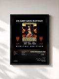 #noir Tableau de l'album Es gibt kein Battle de King Orgasmus One, cadre noir, imprimé et encadré en France