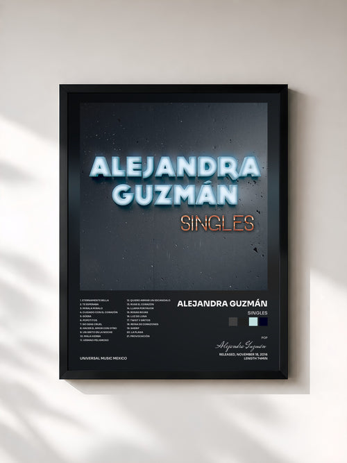 Alejandra Guzmán · Singles — Stampa incorniciata