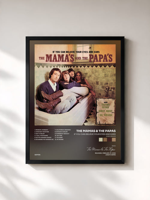 The Mamas & The Papas · If You Can Believe Your Eyes And Ears (Mono Version) — Affiche encadrée