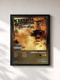 #noir Tableau de l'album Fire And Glory de Kardinal Offishall, cadre noir, imprimé et encadré en France