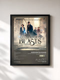 #noir Fantastic Beasts and Where to Find Them (Original Motion Picture Soundtrack) de James Newton Howard en lámina enmarcada, marco negro, impresa y enmarcada en Francia