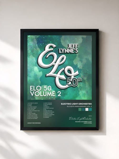 Electric Light Orchestra · ELO 50th Anniversary Vol. 2 — Gerahmter Kunstdruck