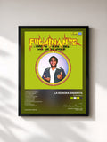 #noir Tableau de l'album Fulminante de La Sonora Dinamita, cadre noir, imprimé et encadré en France