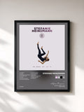 #noir Tableau de l'album Chance Of Rain de Stefanie Heinzmann, cadre noir, imprimé et encadré en France