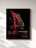 #noir Tableau de l'album The Low End Theory de A Tribe Called Quest, cadre noir, imprimé et encadré en France