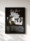 #noir Tableau de l'album Double Take: Simple Things & Behind The Eyes de Amy Grant, cadre noir, imprimé et encadré en France