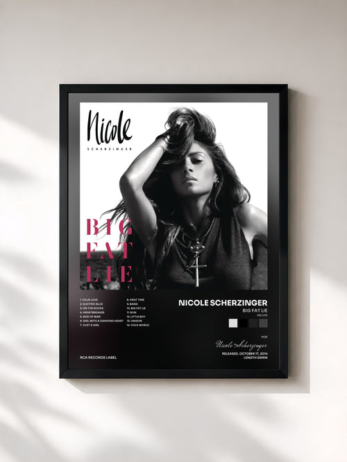 Nicole Scherzinger · Big Fat Lie (Deluxe) — Framed art print