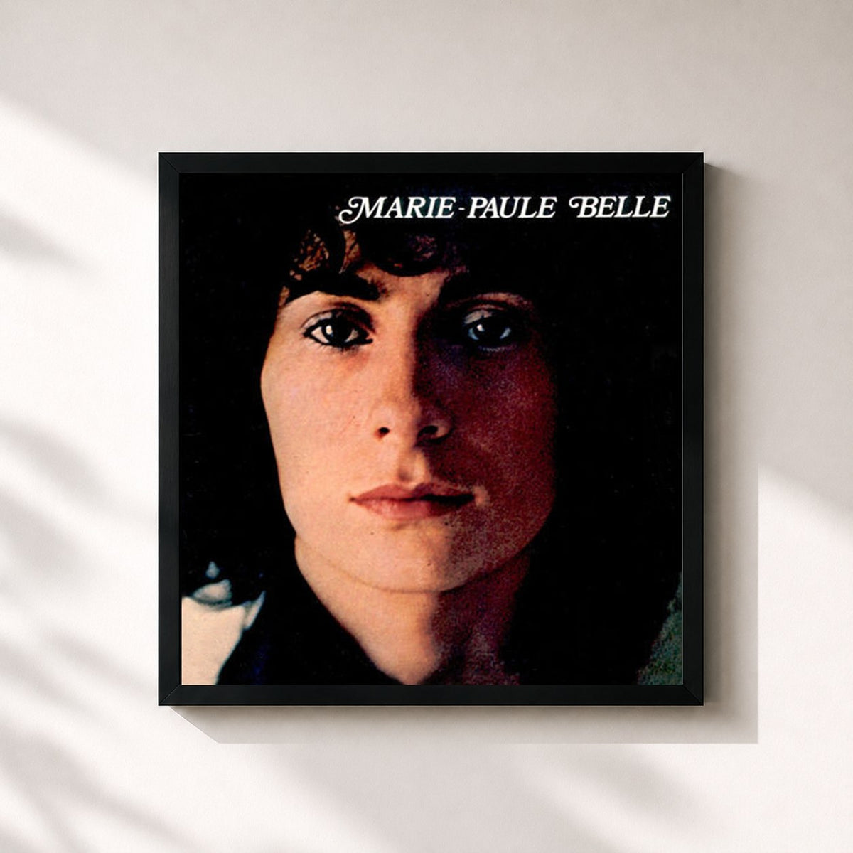 #noir Marie-Paule Belle by Marie-Paule Belle as a square framed art print, black 32x32 cm frame