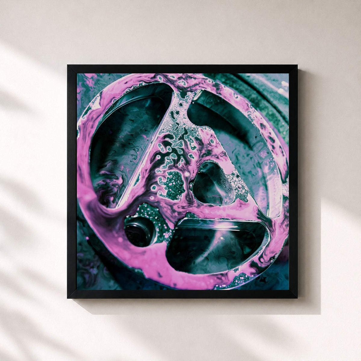 #noir From Zero (Deluxe Edition) di Linkin Park in stampa quadrata incorniciata, cornice nera 32x32 cm