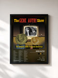 #noir Tableau de l'album The Gene Autry Show: The Complete 1950's Television Recordings de Gene Autry, cadre noir, imprimé et encadré en France