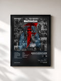 #noir Tableau de l'album Triple F Life: Friends, Fans & Family de Waka Flocka Flame, cadre noir, imprimé et encadré en France