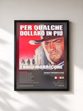 #noir Per Qualche Dollaro in Più - For a Few Dollars More (Original Motion Picture Soundtrack) von Ennio Morricone als gerahmter Kunstdruck, schwarzer Rahmen, gedruckt und gerahmt in Frankreich