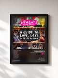 #noir Tableau de l'album Proudly Present... A Guide to Love, Loss & Desperation de The Wombats, cadre noir, imprimé et encadré en France