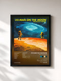 #noir Tableau de l'album Man on The Moon (The Galaxy Edition) de Fitz and The Tantrums, cadre noir, imprimé et encadré en France